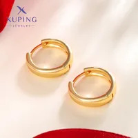 6 Pairs Elegant Basic Simple Style Circle Plating Copper 18K Gold Plated Copper Earrings Sets main image 6