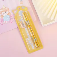 New Children's Day Gift Girl School Supplies Set Gift Box Gift Pack Pupils Pencil Stationery T sku image 7