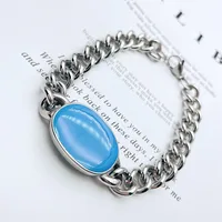 Hip-Hop Simple Style Geometric Titanium Steel Plating Men's Bracelets main image 4