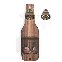 Retro Wine Bottle Wood main image 3