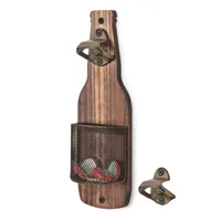 Retro Wine Bottle Wood main image 4