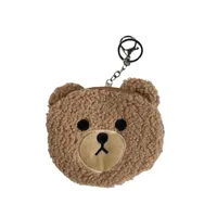 Women's Bear Plush Zipper Wallets main image 3