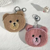 Women's Bear Plush Zipper Wallets main image 4