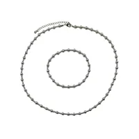 1 Piece 1 Set 304 Stainless Steel Bracelets Necklace sku image 6