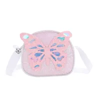 Girl'S Pu Leather Butterfly Vacation Square Zipper Shoulder Bag main image 4