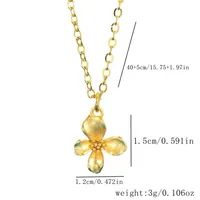 A S925 Sterling Silver Gardenia Pendant Necklace Female Clavicle Chain Affordable Luxury Fashion High-Grade Sense Special-Interest Design Exquisite Gentle Girl Daily Wear Gift Box Packaging main image 2