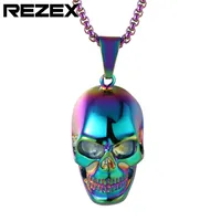 Hip-Hop Punk Skull Titanium Steel Unisex main image 1