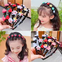 Girl'S Princess Flower Plastic Hair Band main image 1