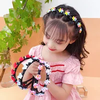 Girl'S Princess Flower Plastic Hair Band main image 3