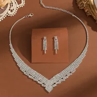 Wedding Formal Shiny Geometric Alloy Inlay Artificial Rhinestones Women's sku image 1