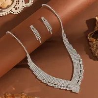 Wedding Formal Shiny Geometric Alloy Inlay Artificial Rhinestones Women's main image 5