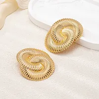 1 Pair Exaggerated Punk Geometric Alloy Ear Studs main image 4