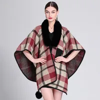 Women's Streetwear Plaid Polyester Shawl sku image 3