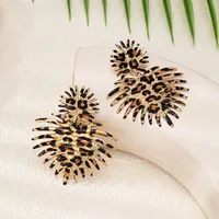 1 Pair Exaggerated Irregular Alloy Drop Earrings main image 6