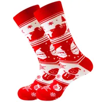 Unisex Simple Style Christmas Tree Santa Claus Cotton Crew Socks 20 PCS/Package sku image 3