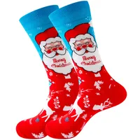 Unisex Simple Style Christmas Tree Santa Claus Cotton Crew Socks 20 PCS/Package sku image 7