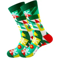 Unisex Simple Style Christmas Tree Santa Claus Cotton Crew Socks 20 PCS/Package sku image 8