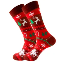 Unisex Simple Style Christmas Tree Santa Claus Cotton Crew Socks 20 PCS/Package sku image 9