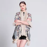 Women's Elegant Retro Lady Printing Polyester Tassel Shawl main image 2