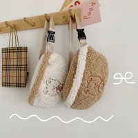 Women's Cute Bear Woolen Waist Bags main image 1