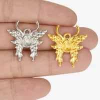 1 Piece 24 * 22mm 304 Stainless Steel 18K Gold Plated Butterfly Pendant Jewelry Accessories main image 2