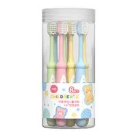 Mikolife Children's Soft Hair Toothbrush Wholesale Eight Pack Care Gum Cleaning Teeth Cartoon Barrel sku image 2