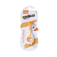 Suction Cup Duck Wanmao Children's Toothbrush 1 Pack 2-6 Years Old Cartoon Children's Fine Soft Hair Toothbrush  Wholesale sku image 1