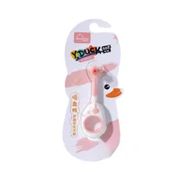 Suction Cup Duck Wanmao Children's Toothbrush 1 Pack 2-6 Years Old Cartoon Children's Fine Soft Hair Toothbrush  Wholesale sku image 2