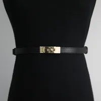 Direct Batch Double-sided Adjustable Elastic Buckle Ladies Thin Belt Kelly Belt Dress  Summer New main image 4