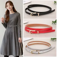 New Ladies Belt  Dress Sweater Ladies Pin Buckle Belt PU Small Belt Manufacturers Spot Wholesale main image 3