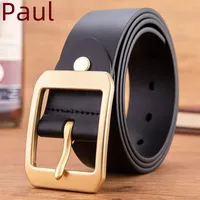 Genuine Goods POLO Paul Men's Pin Buckle Belt Pin Buckle Belt [send Puncher]] main image 4