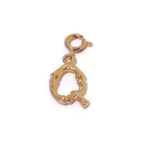 1 Piece 6*25mm Brass Letter Pendant Jewelry Accessories main image 1