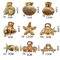 Women's Beach Sweet Starfish Conch Shell Alloy Shell Pearls Hair Claws main image 6