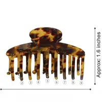 Fashion Decorative Hairpin Leopard Hair Accessories Acetic Acid Plate Clip  Hawksbill Banana Hairpin Manufacturers main image 2