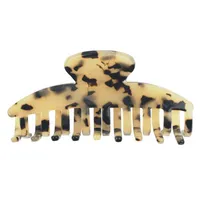 Fashion Decorative Hairpin Leopard Hair Accessories Acetic Acid Plate Clip  Hawksbill Banana Hairpin Manufacturers sku image 1