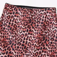 Women's Clothing Wholesale Women's Animal Print Silk Satin Texture Skirt main image 3