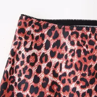 Women's Clothing Wholesale Women's Animal Print Silk Satin Texture Skirt main image 4