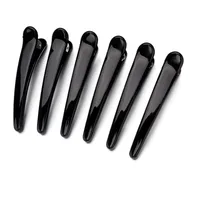 Black Duckbill Clip Large Seamless Hairpin Large Bangs Partition Side Clip Plastic Clip Small Makeup Artist Special main image 3