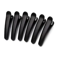 Black Duckbill Clip Large Seamless Hairpin Large Bangs Partition Side Clip Plastic Clip Small Makeup Artist Special sku image 2