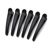 Black Duckbill Clip Large Seamless Hairpin Large Bangs Partition Side Clip Plastic Clip Small Makeup Artist Special sku image 4