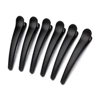 Black Duckbill Clip Large Seamless Hairpin Large Bangs Partition Side Clip Plastic Clip Small Makeup Artist Special sku image 6