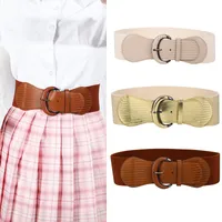 Fashion Waist  Fashion Dress Women's Belt Leather Bag Buckle Animal Pattern Elastic Elastic Wide Belt main image 1