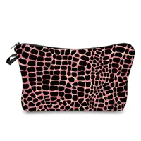 New  Style Tiger Pattern Animal Pattern Cosmetic Bag  Crocodile Pattern Storage Bag Leopard Print Wash Bag Wholesale main image 3