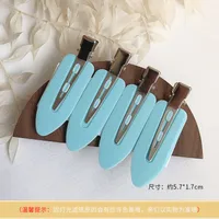 Japanese Seamless Hairpin Ouyang Nana  Bangs Clip Hair Breaking Artifact Female Hairpin Makeup Shaping Duckbill Clip sku image 1