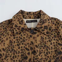 Women's Clothing Wholesale   Women's Animal Print Street Fashion Windbreaker Coat Summer Printing New Products Across main image 2