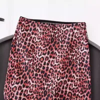 Spring New Women's Clothing  Style Fashion Animal Print Silk Satin Texture Skirt 73855 main image 2