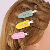 6cm Seamless Hairpin Duckbill Clip Diy Handmade Material Cream Gel Handmade Hairpin Clip Side Clip Accessories main image 3