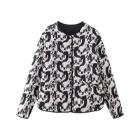 Women's    Own  Wholesale Jacket Animal Print Cotton-padded Jacket Jacket Jacket main image 4