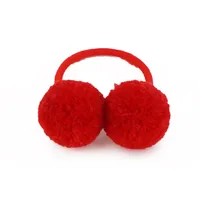 Girl'S Cute Round Hairball Rubber Band Hair Tie sku image 4