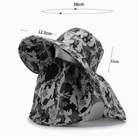 Women's Casual Camouflage Big Eaves Sun Hat main image 6